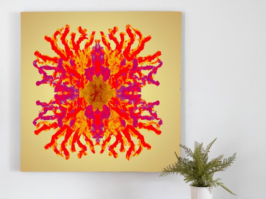 Carl of Coral kunst - 30x30 centimeter op Dibond | Foto op Dibond - wanddecoratie