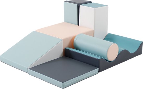 Ensemble de blocs de mousse Iglu - 7 pièces - couleurs pastel