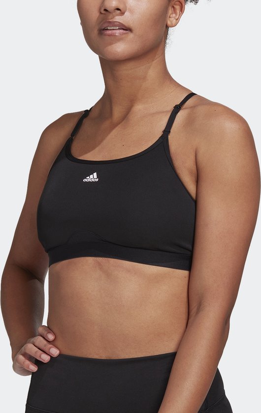 Soutien-gorge de sport Adidas AEROREACT LS P pour femme - Taille XL