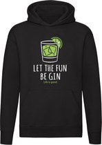 Let the fun be gin Hoodie | cocktail | alcohol | drank | Unisex | Trui | Sweater | Capuchon