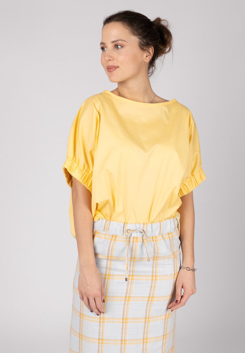 Wearable Stories Estelle Shirt Yellow - Maat 40