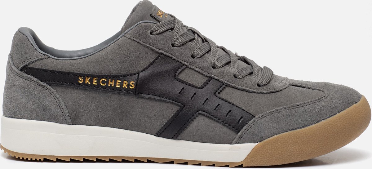 Skechers Zinger-Manchego Sneakers grijs Suede - Heren - Maat 43