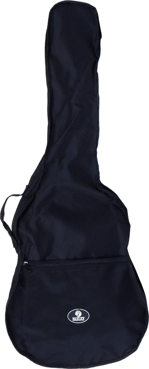 LaPaz 002 BK klassieke gitaar 3/4-formaat zwart + gigbag + stemapparaat