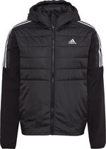 adidas Sportswear Essentials Insulated Hooded Hybrid Jacket - Heren - Zwart- XL