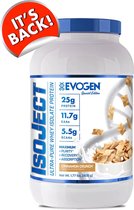 Evogen Nutrition - Isoject Cinnamon Crunch 28 porties - Spieropbouw - Eiwitten - Sportsupplement
