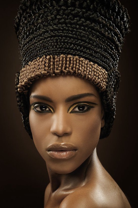 African Princess VI - 60cm x 90cm - Fotokunst op PlexiglasⓇ incl. certificaat & garantie.