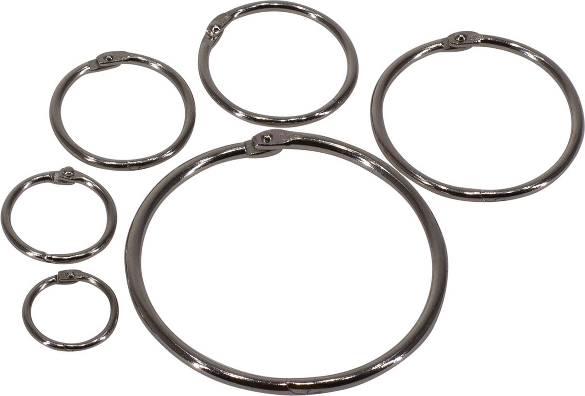 Bronyl gebroken ringen diameter 25 mm | doos van 100 stuks