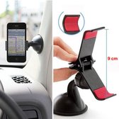 Auto Houder met Klem Universeel - Telefoonhouder - Auto Voorruit voor Raam, Dashboard en Bureau