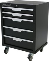 Servante à outils Kraftmeister 5 tiroirs Standard noir