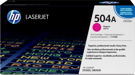 HP Original Toner HP 504A Magenta