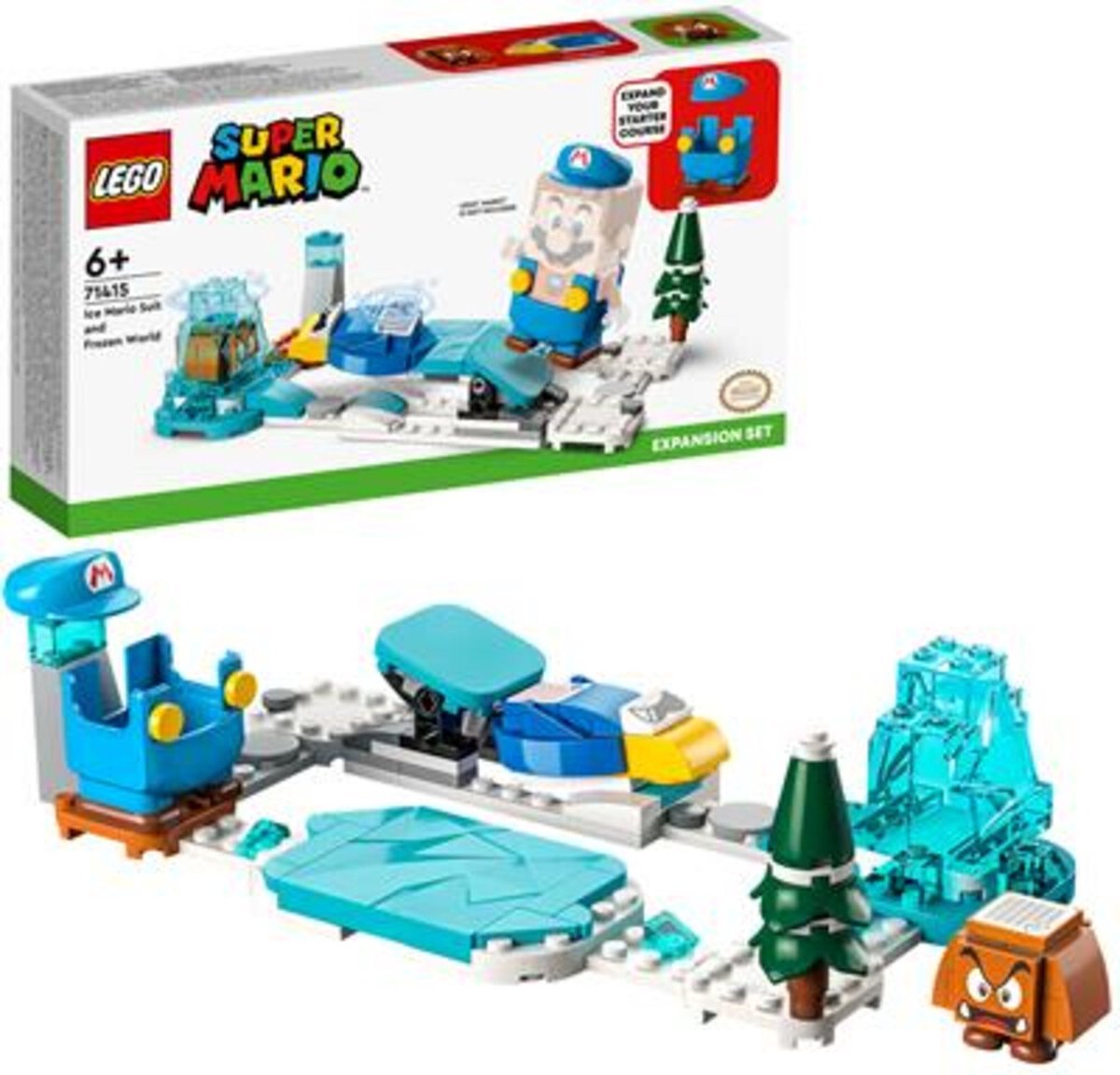 LEGO Super Mario Uitbreidingsset: IJs-Mario pak en ijswereld - 71415 | bol