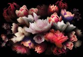 Papier Peint Fleurs | V8 - 368 cm x 254 cm | Polaire 130gr / m2