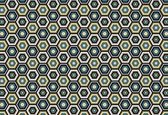 Fotobehang - Vlies Behang - Hexagon Geometrie - Kunst - 416 x 290 cm