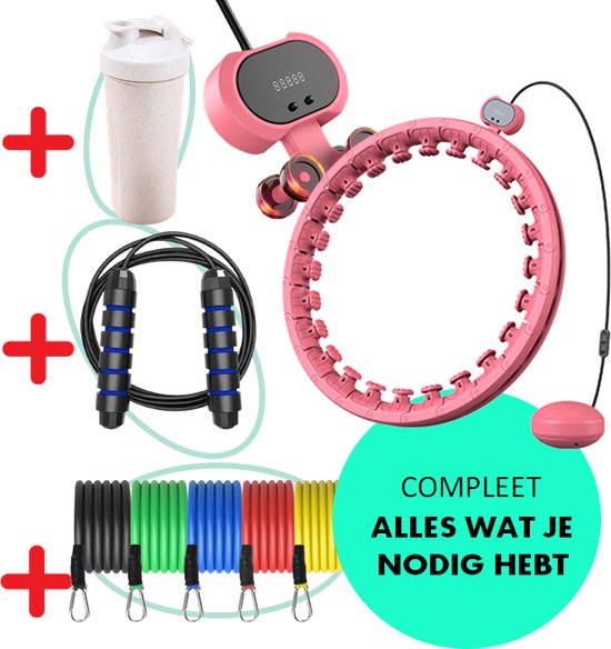 Verstelbare Hoelahoep Met Gewicht - Massage Hoela Hoep 1.4 kg