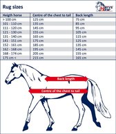 Harry's Horse Thor deken 0 grams met fleece lining zwart 205