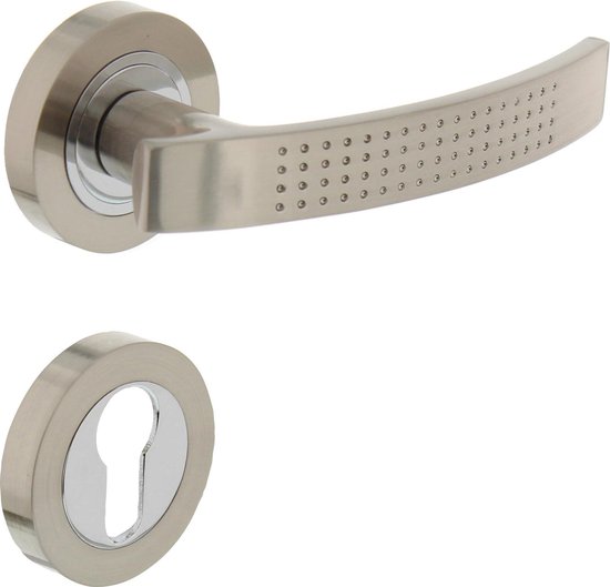 Intersteel Deurkruk - William 1696 op rozet PC - nikkel mat - 0019.169605