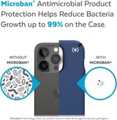 Speck hoesje geschikt voor Apple iPhone 14 Pro - Slank - MagSafe - Ultieme Bescherming - Luxe Soft-touch Afwerking - Valbescherming gecertificeerd tot 4 meter - Microban Antibacterieel - Presidio2 Pro lijn -Blauw