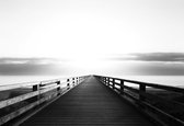 Fotobehang Bridge Grey | XXL - 312cm x 219cm | 130g/m2 Vlies