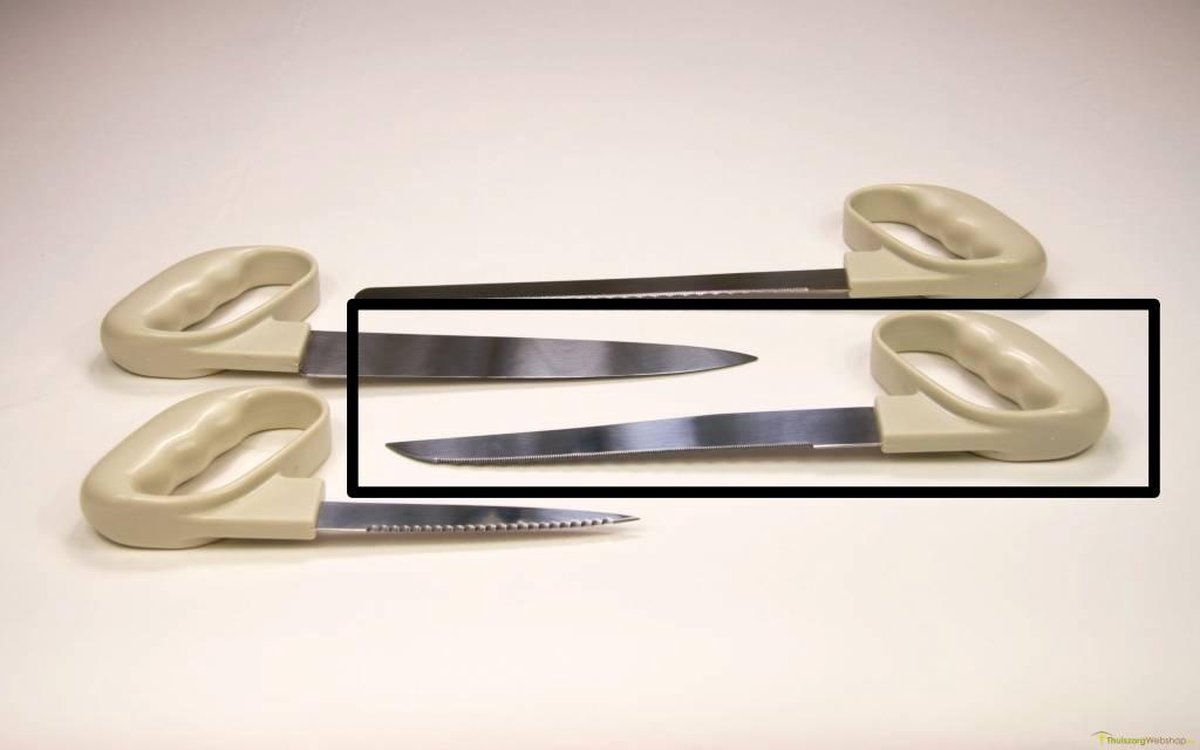 Keukenmes Reflex ergonomische greep- mes met zaagblad - 20 cm