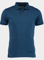 Bos Bright Blue Polo korte mouw Blauw Boris Polo Liquid 23108BO40BO/267 dark denim