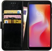 Rosso Element Xiaomi Redmi 6 Hoesje Book Cover Zwart