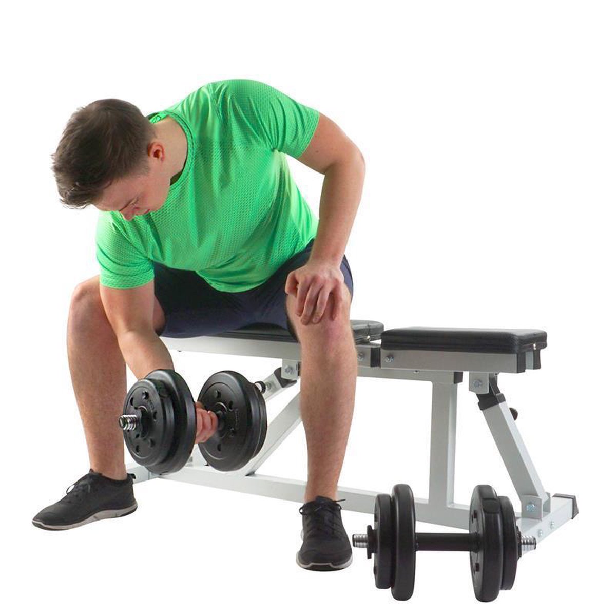 Gewichten - Set 30 kg - 2x5 2x10 kg -Gripper Gietijzer - 30 mm
