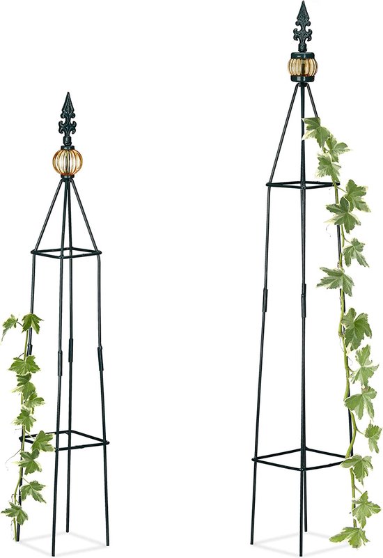 bouw Cordelia tv Klimplantenrek / voor tomaten, komkommers en klimplanten - plantensteun \  Garden arch... | bol.com