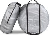 Lot de 2 sacs de rangement Liserés taille XL, housse de protection de pneu robuste et étanche, sac de pneu avec fermeture éclair 19-20 pouces