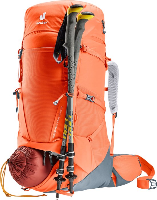 Deuter Aircontact Core 45+10 SL - Trekkingrugzak - Dames Paprika / Graphite 45 + 10 L