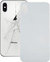 Glas batterij achterkant voor iPhone XS Max (wit)