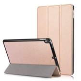 Tablet hoes voor Apple iPad Air 3 (2019) / iPad Pro (2017) - tri-fold hoes - Case met Auto Wake/Sleep functie - 10.5 inch - Goud