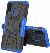 Samsung Galaxy A50 hoes - Schokbestendige Back Cover - Blauw