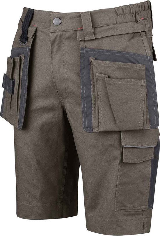 STØRVIK Thijs Stretch Short Work Pants Men - Short de travail - Taille M - Taupe