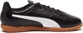 Puma Monarch IT Jr zwart wit indoor voetbalschoenen kids