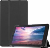 Tablet hoes geschikt voor Lenovo Tab E8 hoes (TB-8304F) - Tri-Fold Book Case - Zwart