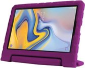 Samsung Galaxy Tab A 10.5 hoes - Schokbestendige case met handvat - Paars