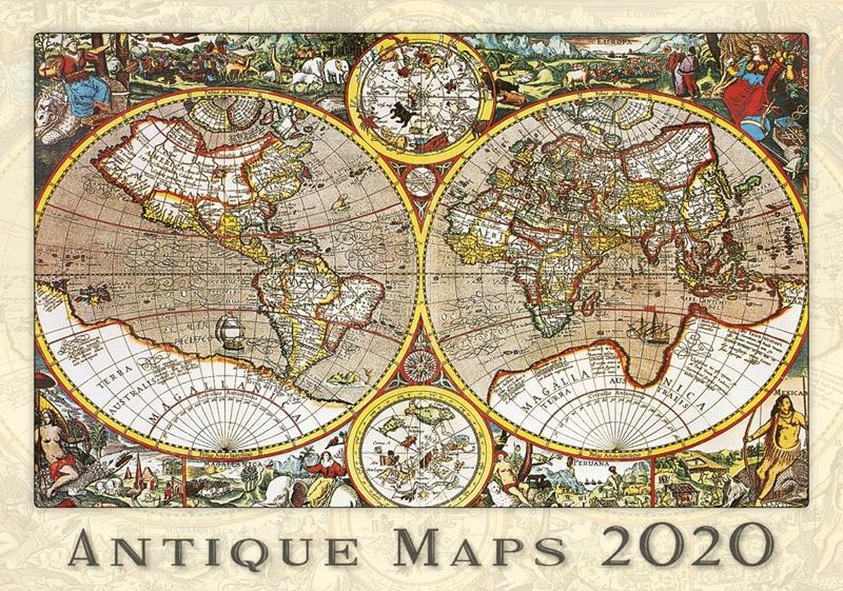 Antique Maps - Antieke Mappen Kalender 2020 - Helma