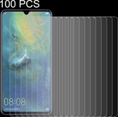 100 STKS 0.26mm 9H 2.5D Transparant Transparant Gehard Glas Film voor Huawei Mate 20 X