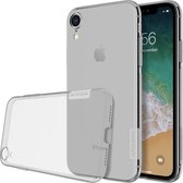 NILLKIN Nature TPU Transparante zachte hoes voor iPhone XR 6.1 inch (grijs)