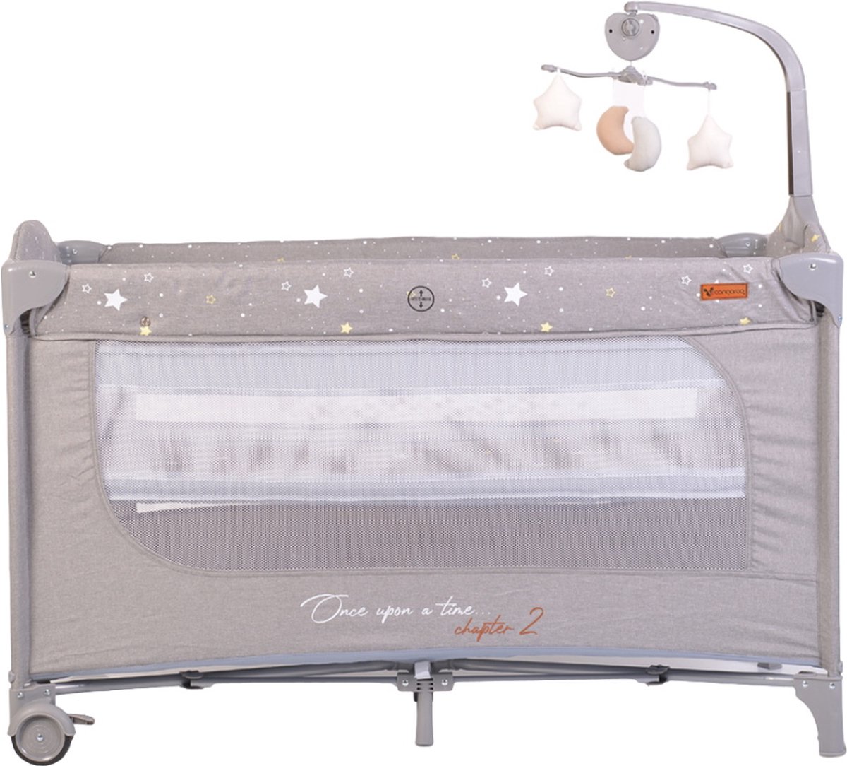 Cangaroo Once Upon A Time 2 Grey Campingbed