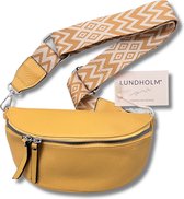 Lundholm heuptasje dames festival zacht geel - bag strap tassenriem met schouderband voor tas - cadeau voor vriendin | Scandinavisch design - Styrsö serie