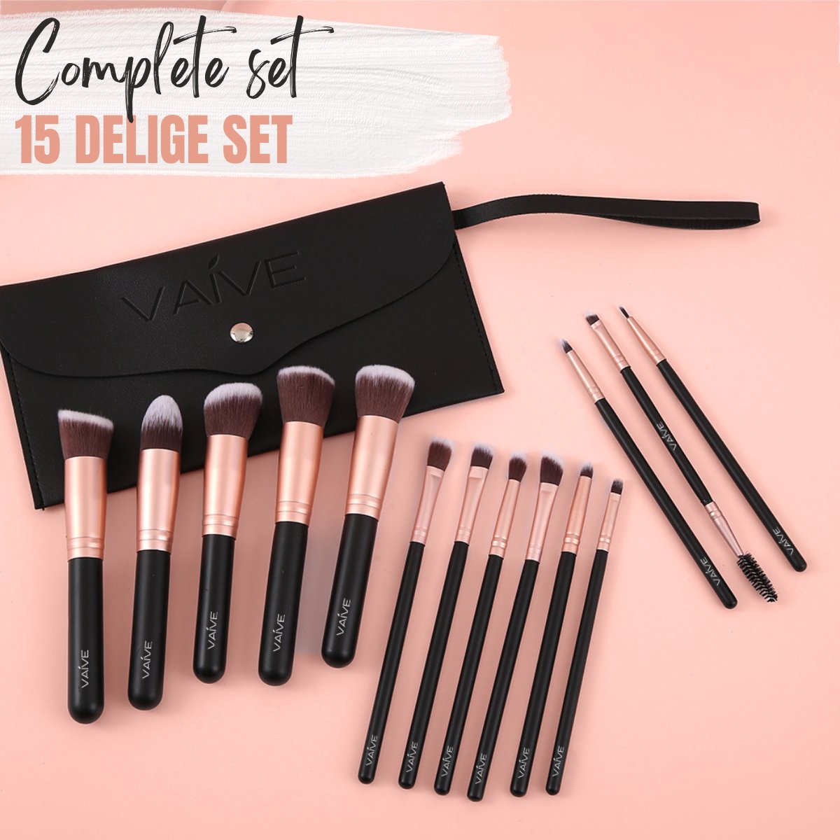Make Up Kwasten Set van VAIVE — cadeau in Verzorging - foto 6