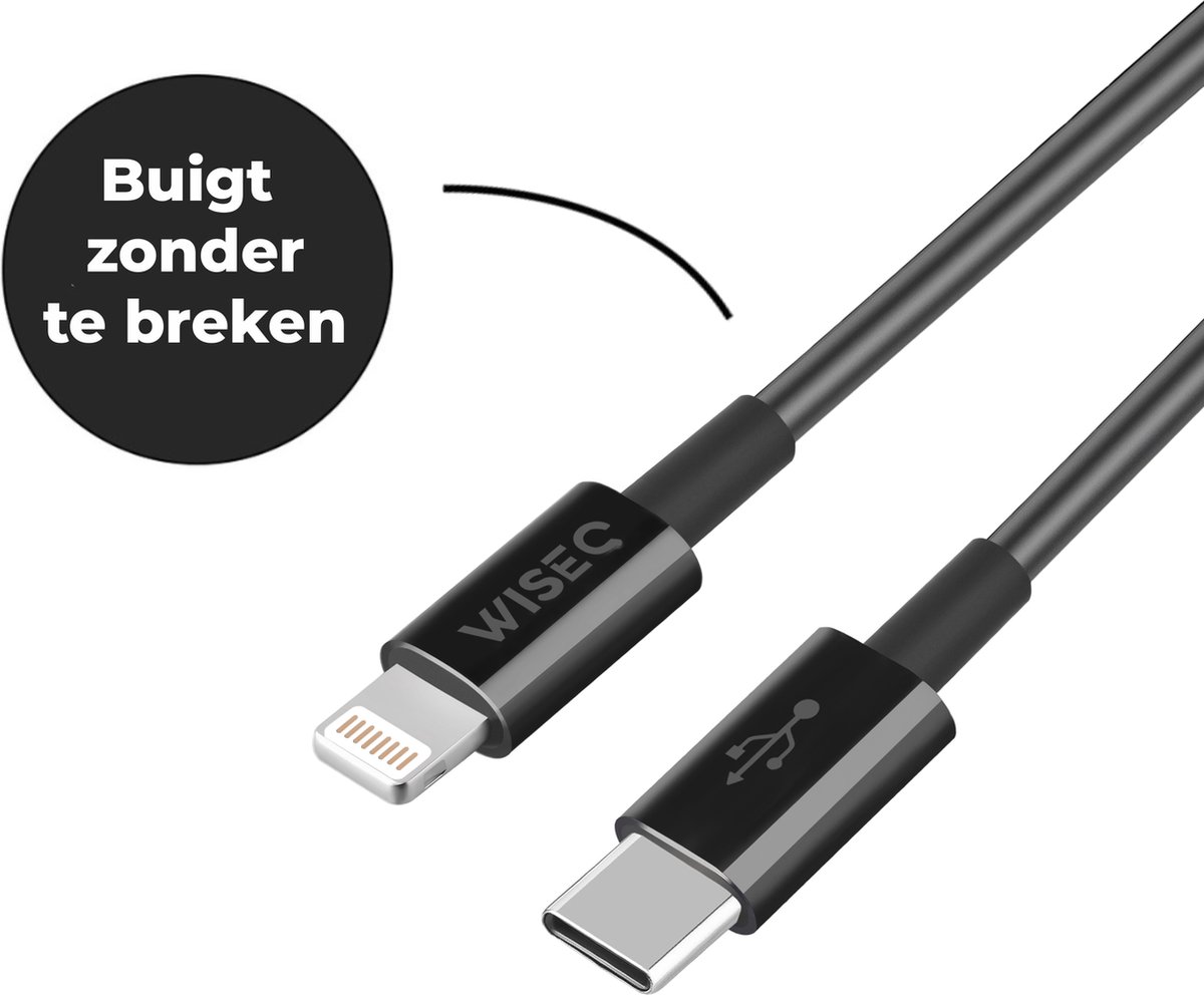 USB C Lightning Kabel Apple Lightning naar USB C 1 Meter Fast