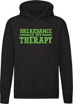 Breakdance is my therapy Hoodie | dansstijl | dans | streetdance | hiphop | move | acrobatiek | unisex | trui | sweater | capuchon