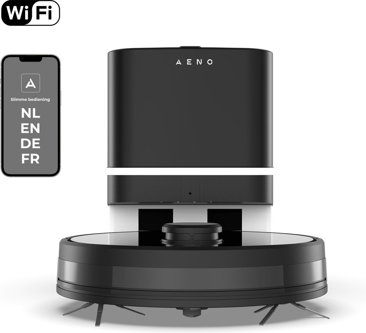 AENO RC1S Smart Robot Stofzuiger - Dweil functie - UV - Smart app NL - 4KPa - Spraak functies
