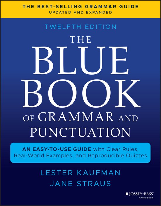 The Blue Book of Grammar and Punctuation - cover
