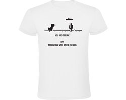 Gamer Heren T-shirt - Grappig Gaming Shirt - IT - Internet Offline - Gamers