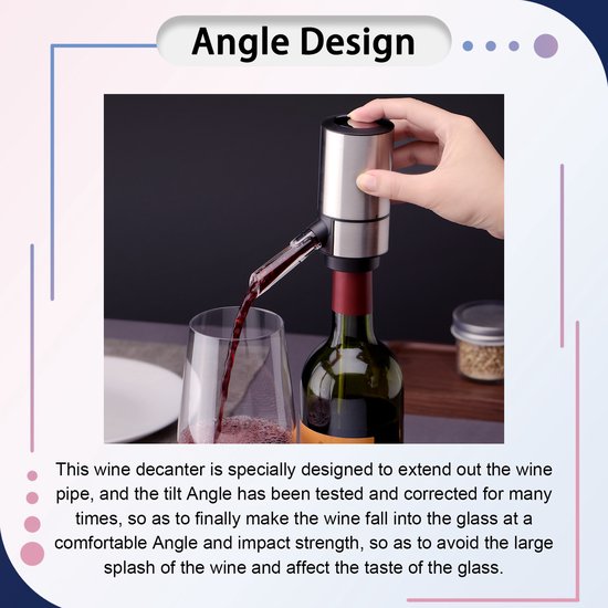 Carafe à Whisky électrique, aérateur de Vin rouge, verseur intelligent intelligent à