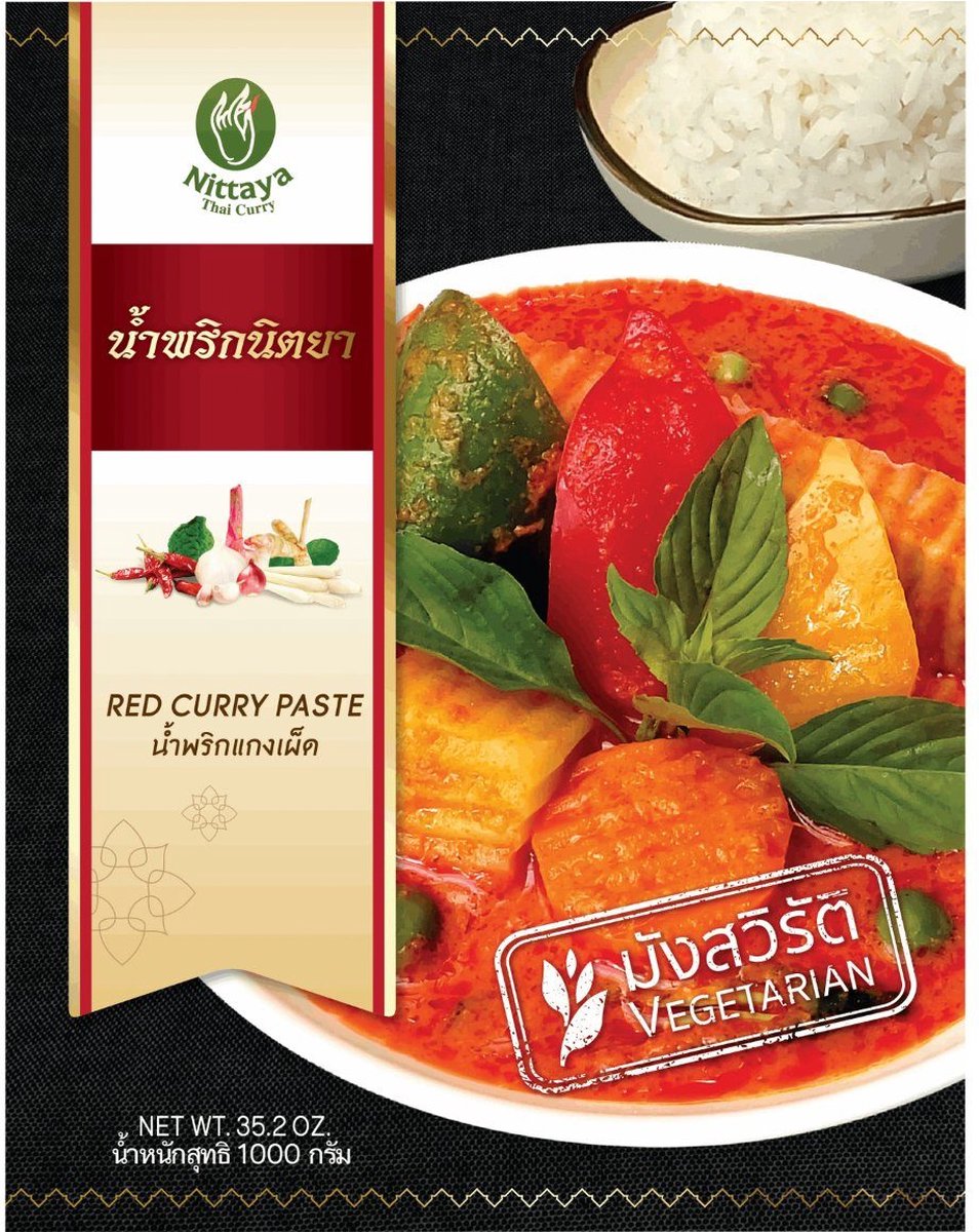 Nittaya red curry paste 2025