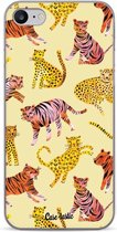 Casetastic Apple iPhone 7 / iPhone 8 / iPhone SE (2020) Hoesje - Softcover Hoesje met Design - Wild Cats Print